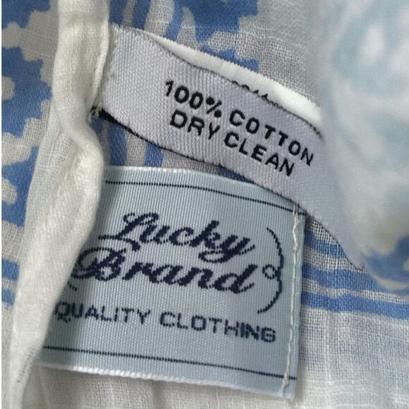 Lucky Brand Unisex Bohemian Scarf white OS - Picture 4 of 4